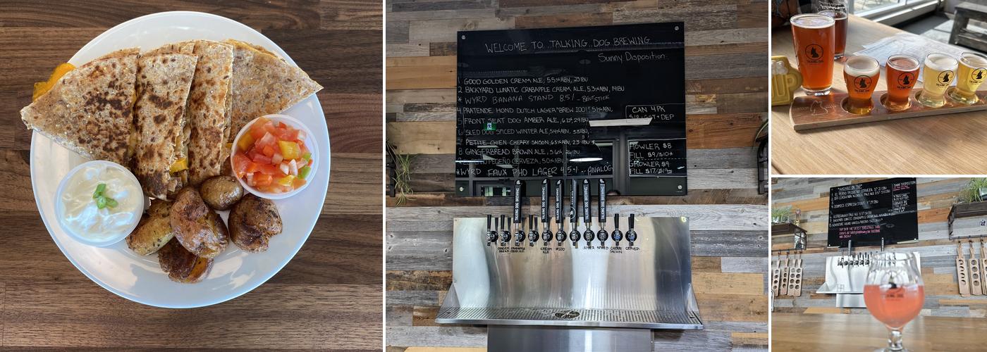 Talking Dog Brewing Menu