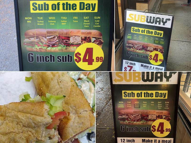 Subway Menu
