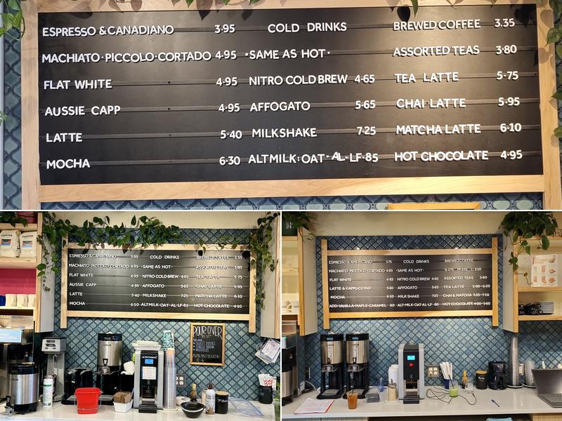 Equator Coffee Barrhaven Menu