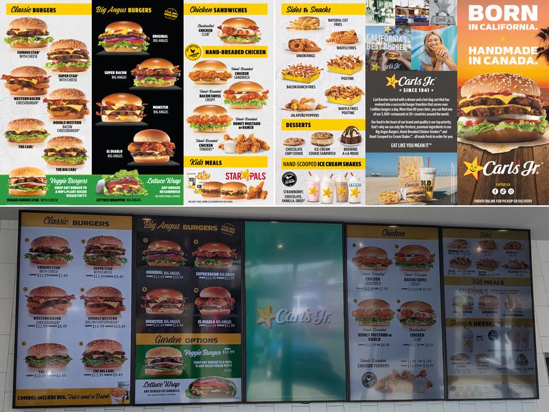 Carl's Jr. Menu