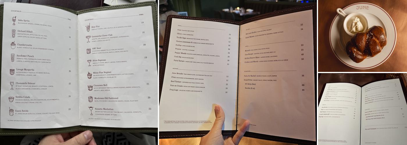 June Menu