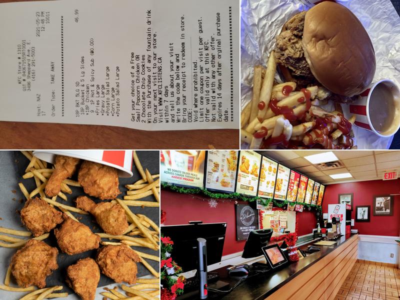KFC Menu
