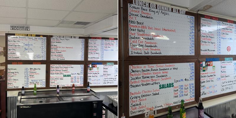 Big T deli Menu