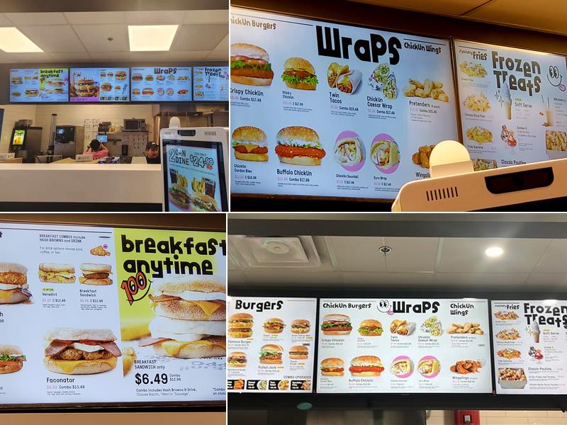 Odd Burger Menu