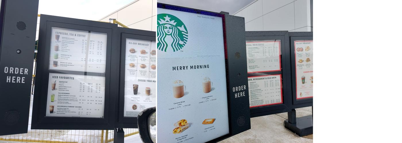 Starbucks Menu