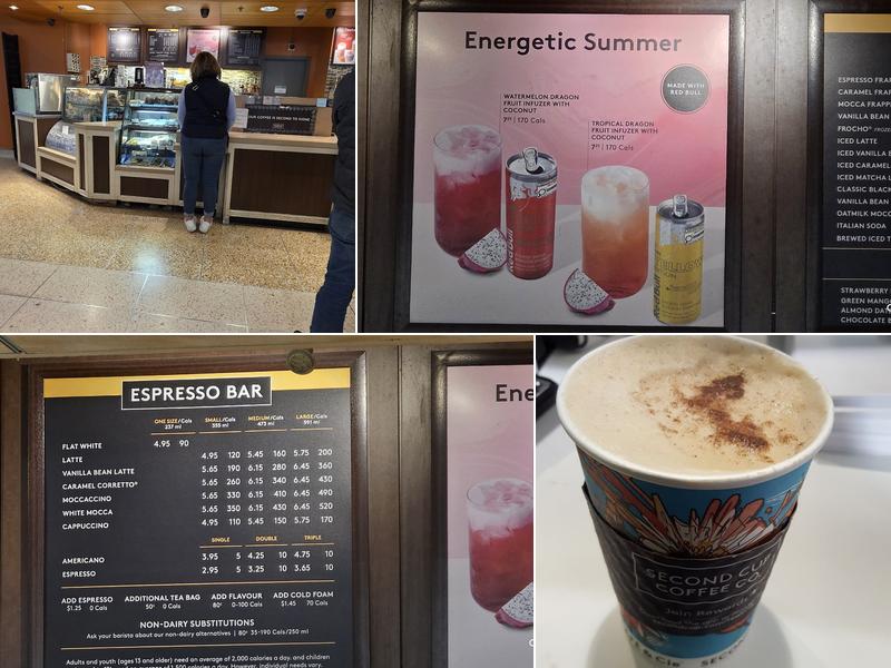 Second Cup Café Menu