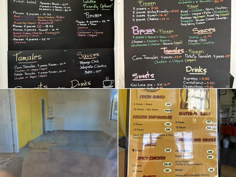 Empanada Gal Menu