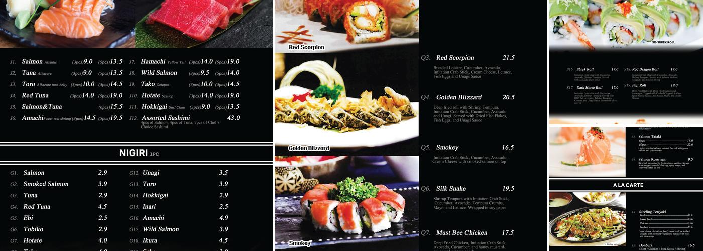 Kan Sushi & Grill Menu