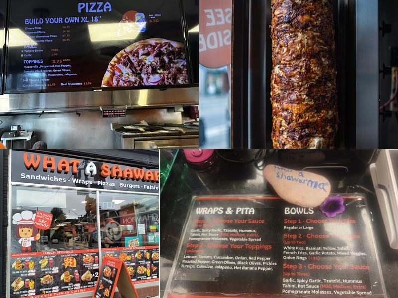 What A Shawarma Menu