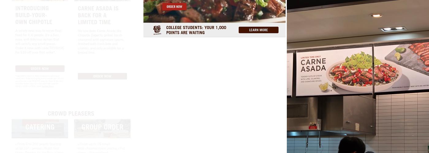 Chipotle Mexican Grill Menu