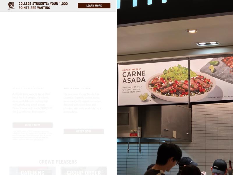 Chipotle Mexican Grill Menu