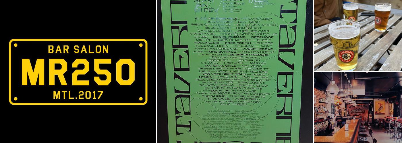 MR250 Bar Lounge Menu