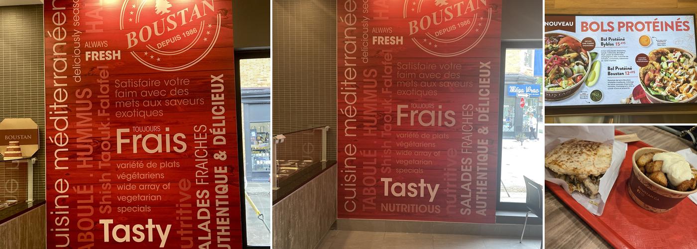 Restaurant Boustan Menu