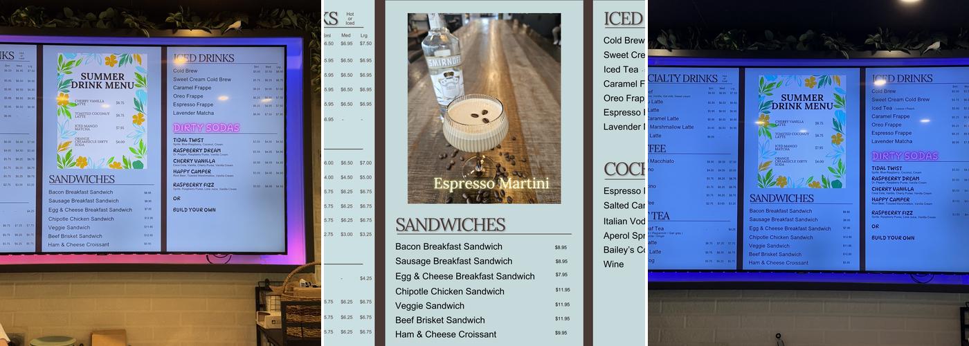 The Coffee Pitt Menu