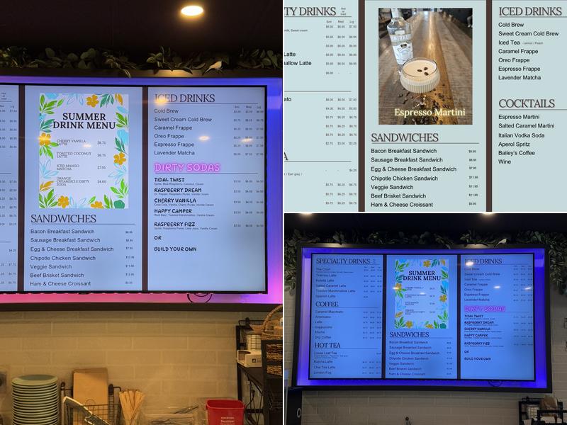 The Coffee Pitt Menu