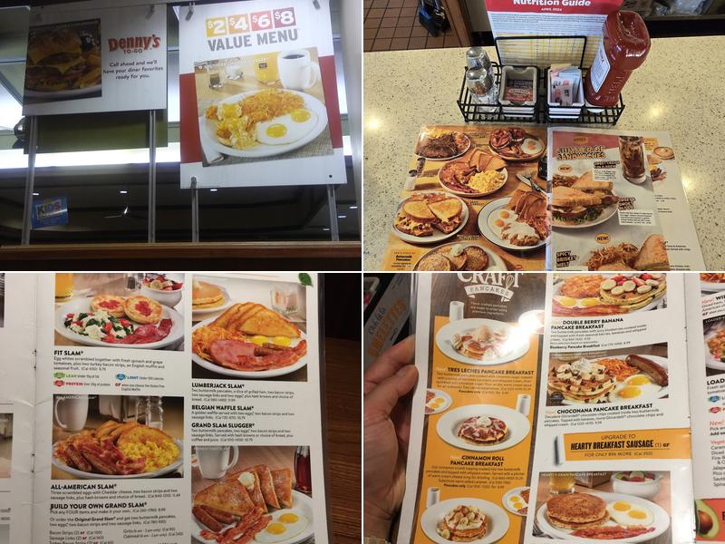 Denny's Menu