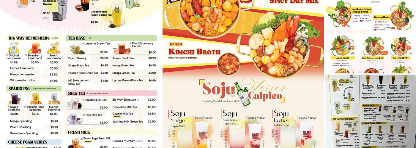 Big Way Hot Pot (Kerrisdale) Menu