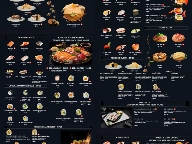 JK's Grill - Sushi - Vermicelli Bowls Menu