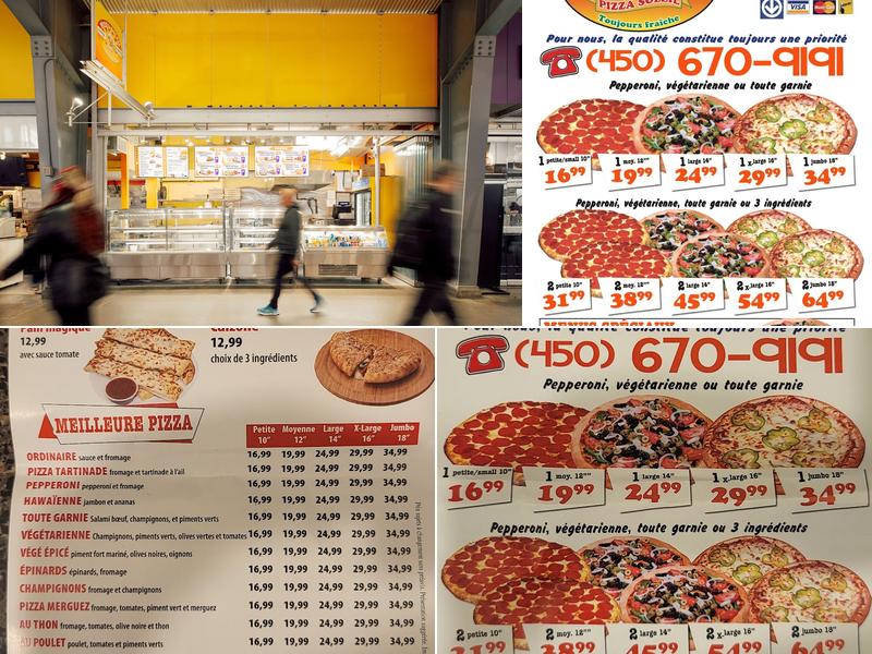 Pizza Soleil Menu