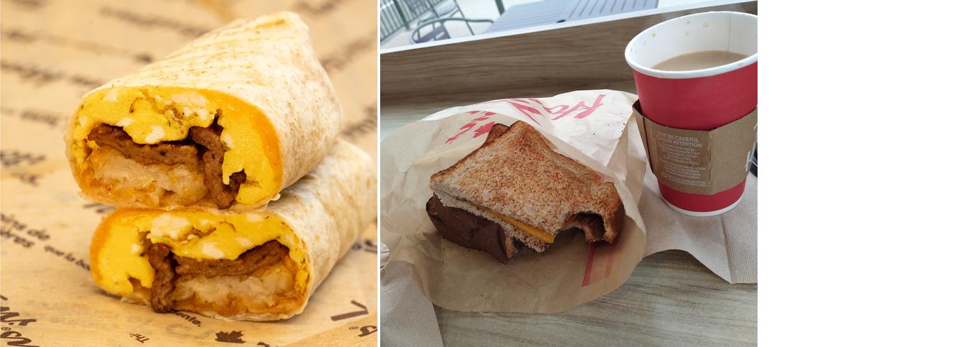 Tim Hortons Menu