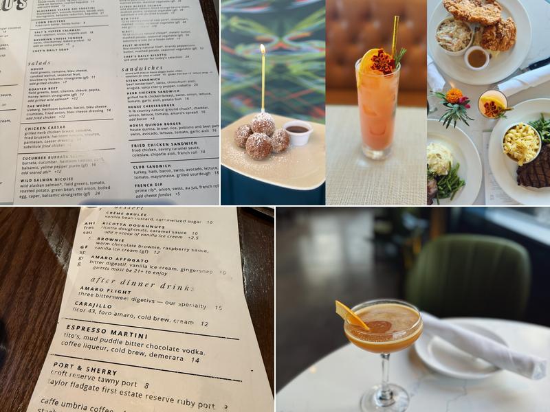 Amaro’s Table Castle Rock Menu