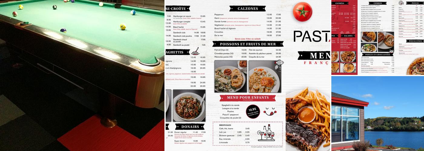 Bar le Billard Menu