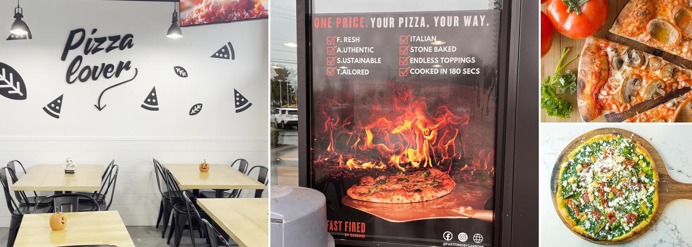 Fast Fired Pizza Menu