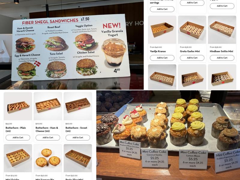 Danish Pastry House Menu