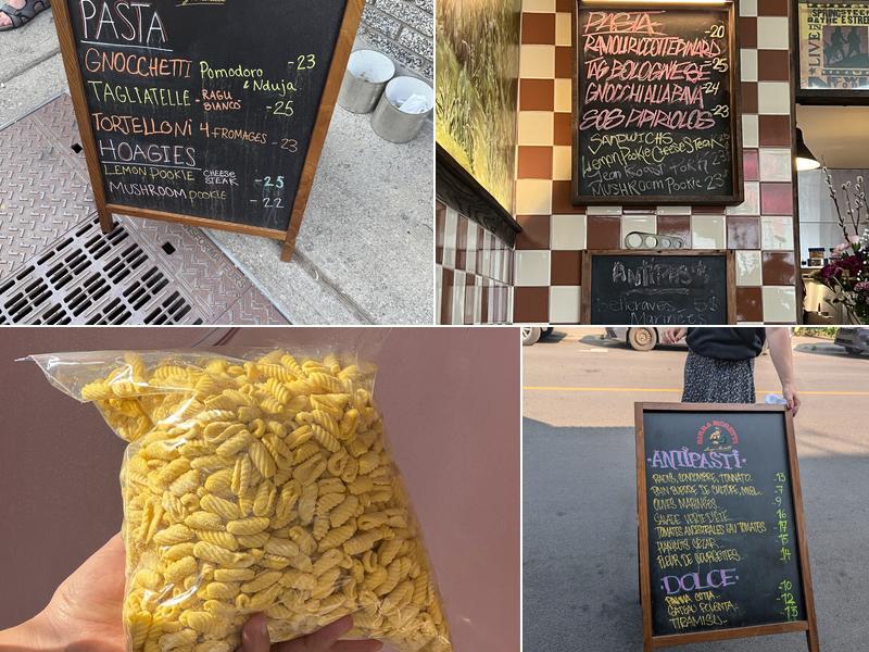 Pasta Pooks Menu