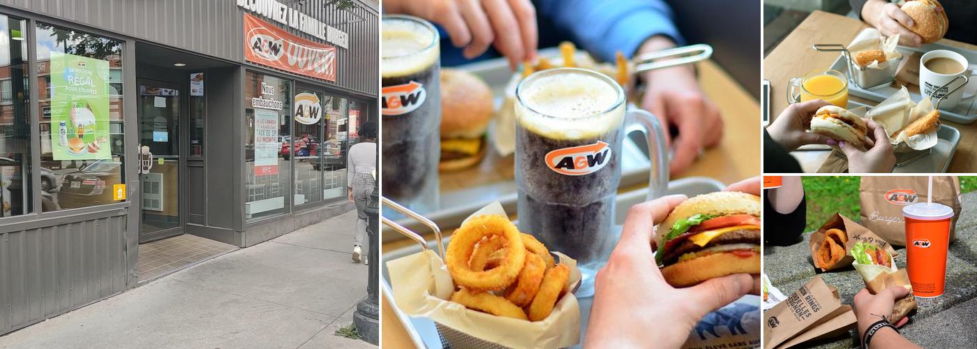A&W Canada Menu