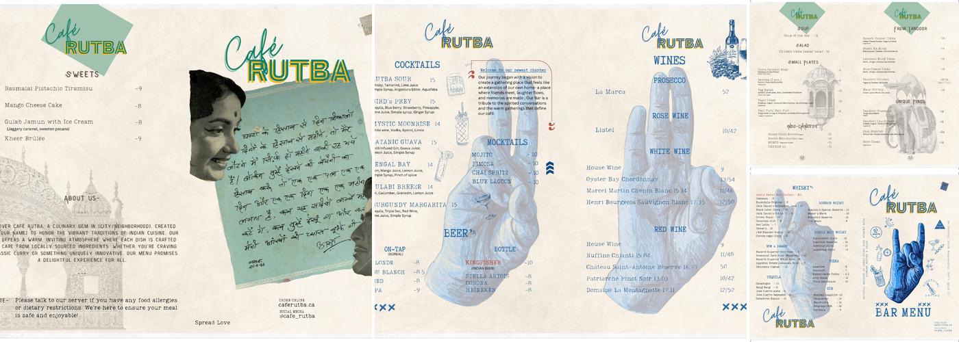 Rutba - Indian Cuisine Menu