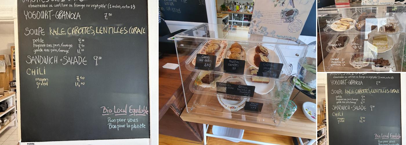 Café Beebe Menu