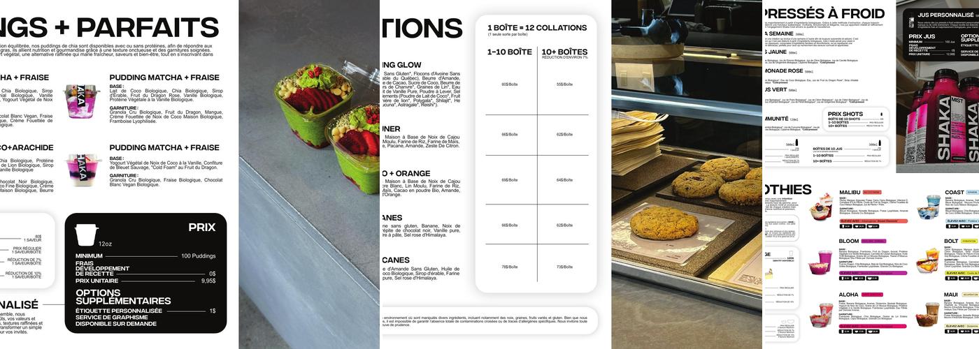 Shaka Club (Café & Smoothie) Menu