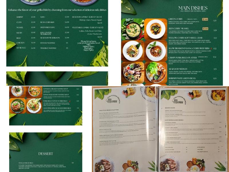 RENS Cafe & Bistro Thai Contemporary Menu
