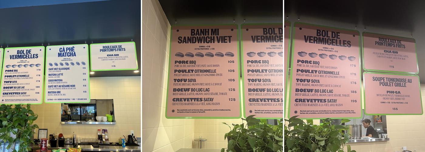 ChomChom - Griffintown Menu