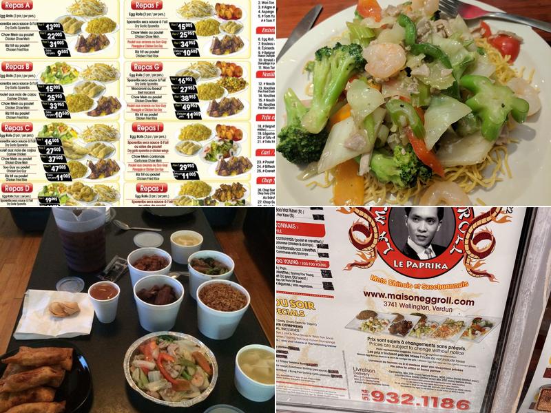 La Maison Egg Roll Menu