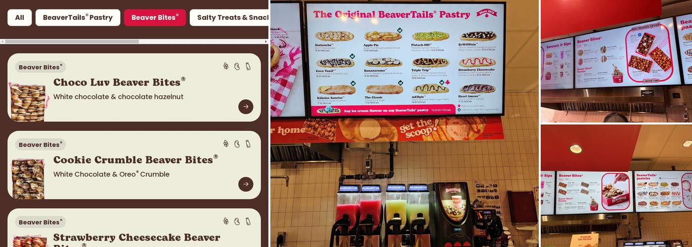 BeaverTails- Queues de Castor (Calgary 17th Ave) Menu