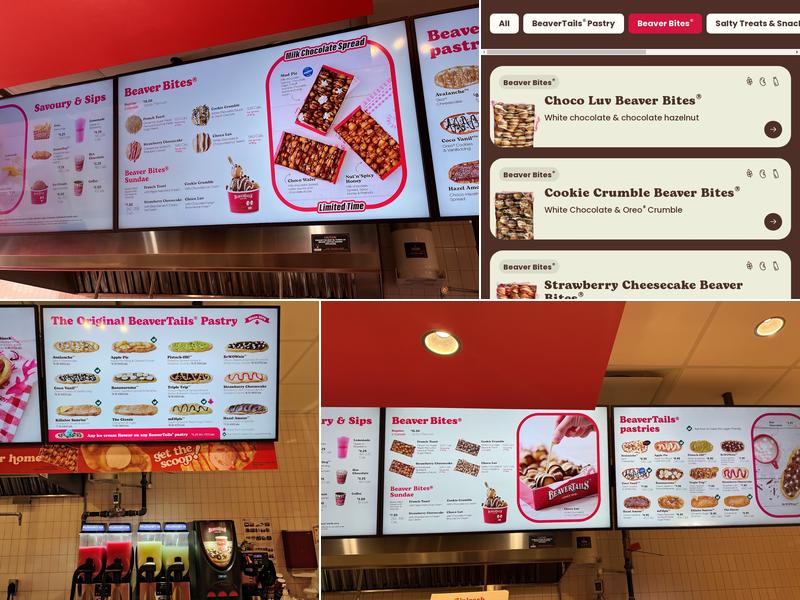 BeaverTails- Queues de Castor (Calgary 17th Ave) Menu