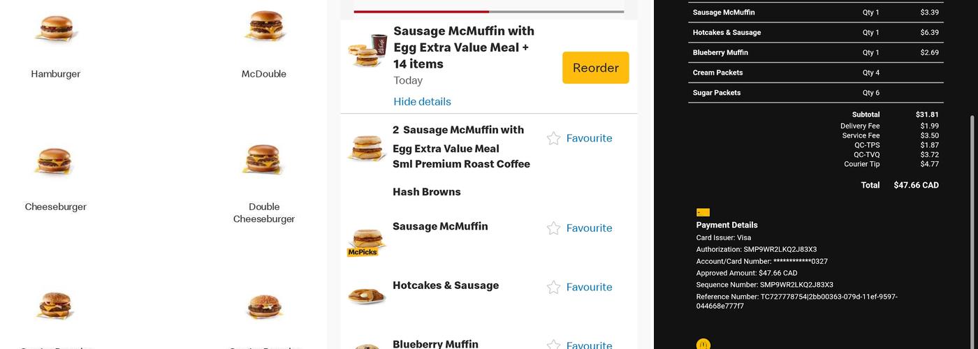 McDonald's Menu