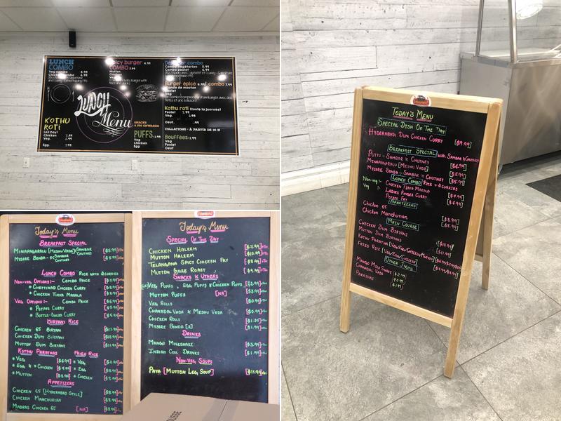 Chowrasta Biryani and Curry point Menu