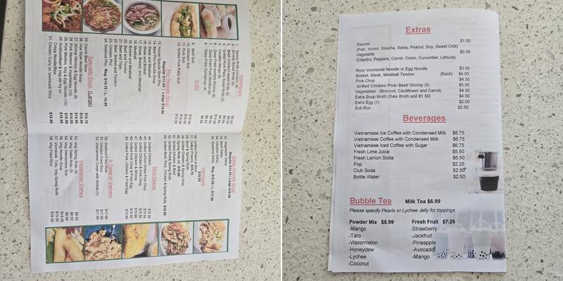 Saigon Chef 2 (Chestermere) Menu