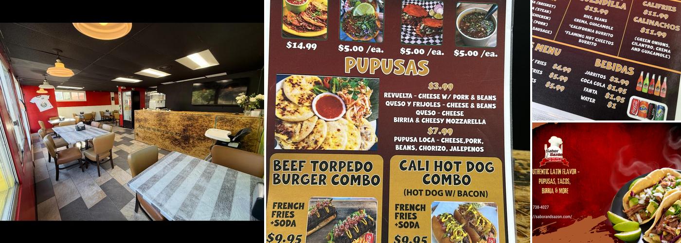 Sabor & Sazón Grill Menu