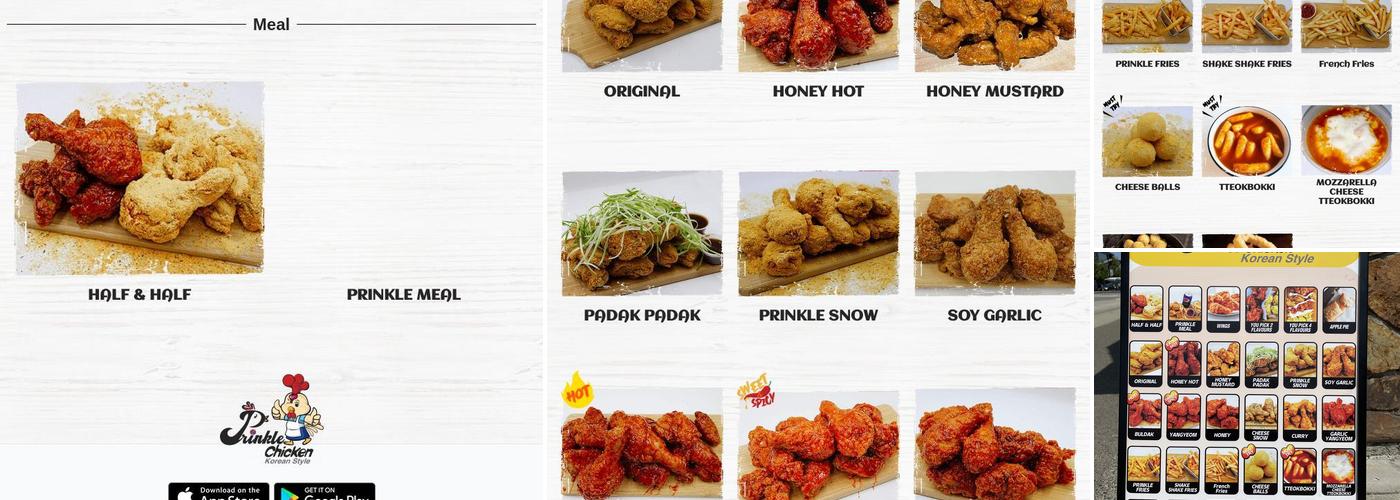 PRINKLE SUSHI & CHICKEN Menu
