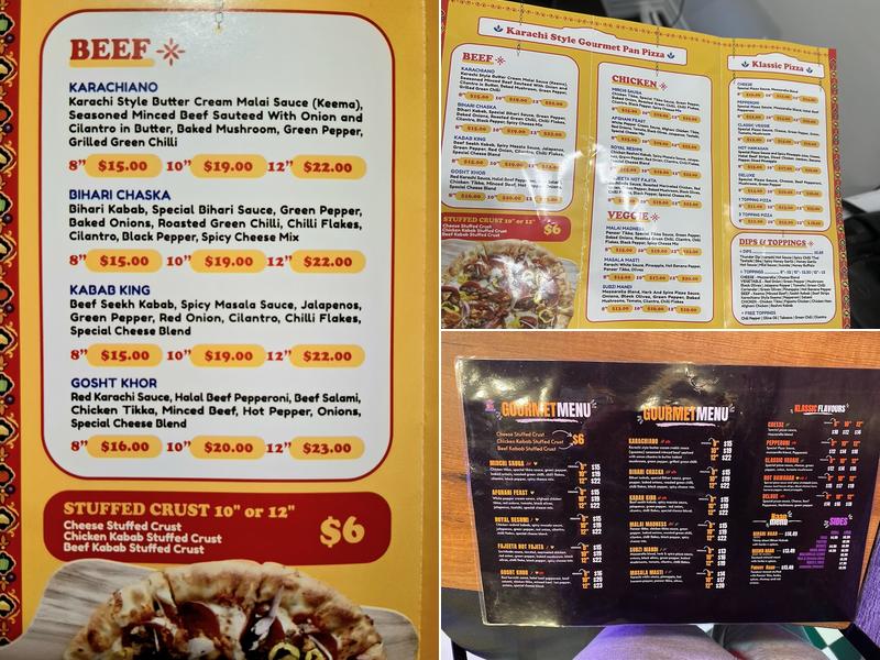Pizza Karachi Menu