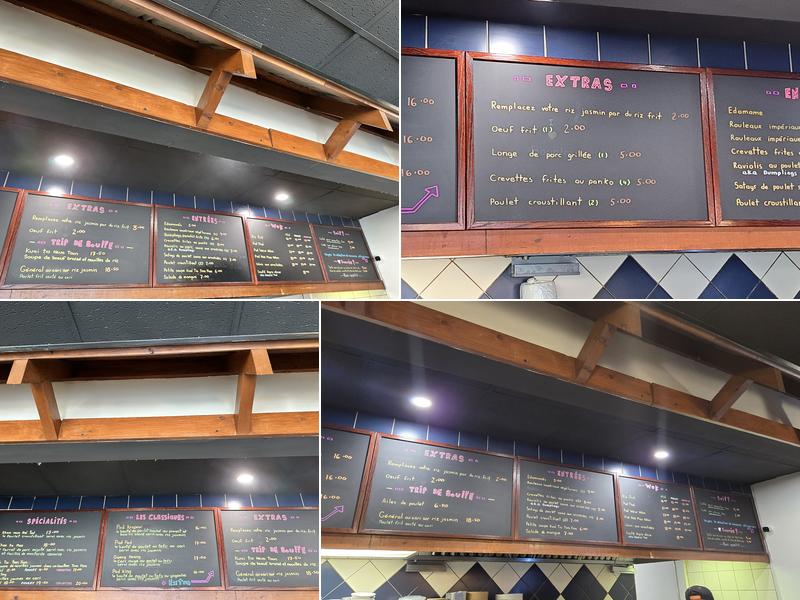 Boonlaï Menu