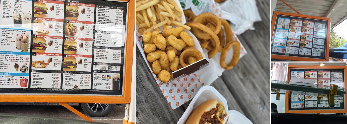 A&W Menu