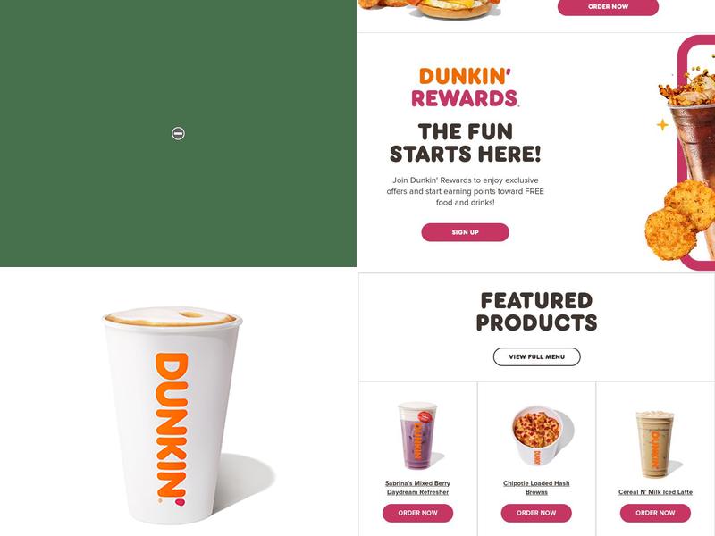 Dunkin' Menu