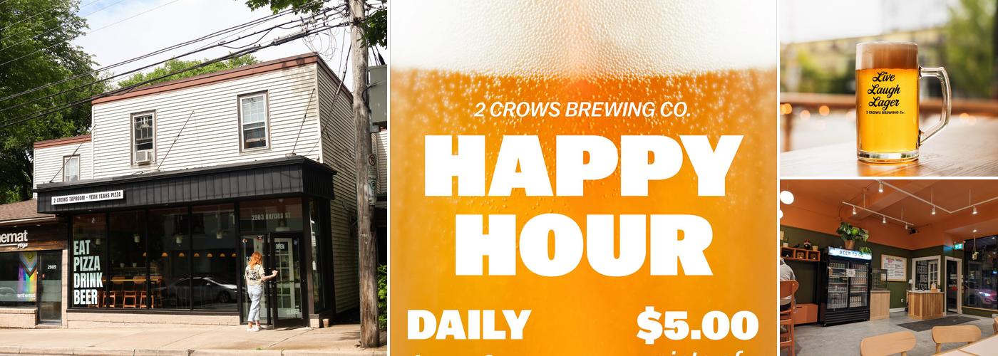 2 Crows Oxford Taproom + Yeah Yeahs Pizza