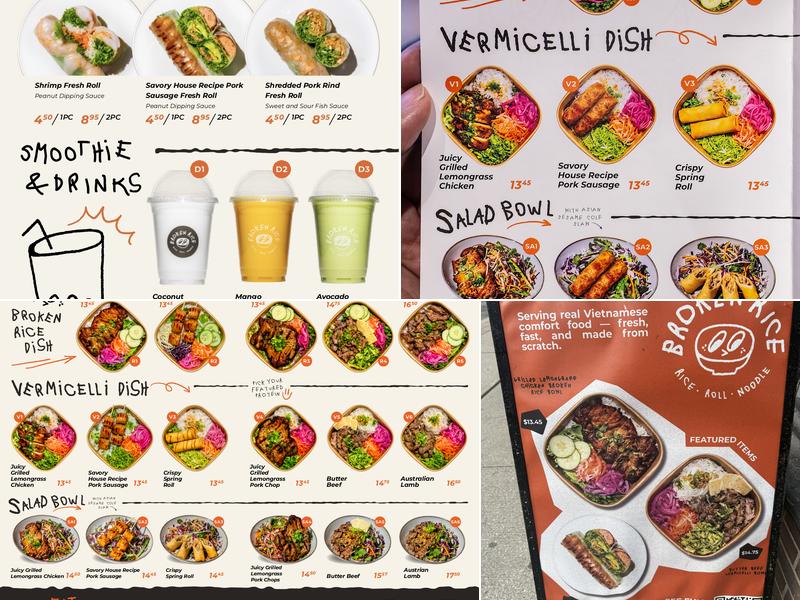 Broken Rice Menu