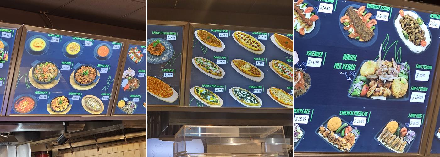 Koz Bingol Express Menu